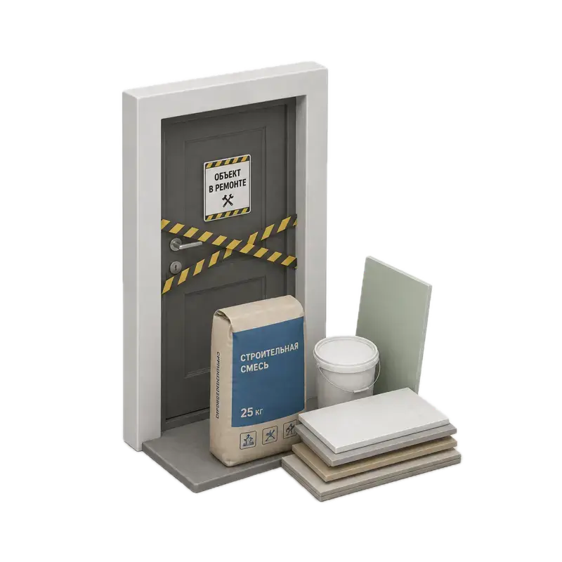 Доставка стройматериалов с разгрузкой на объекте